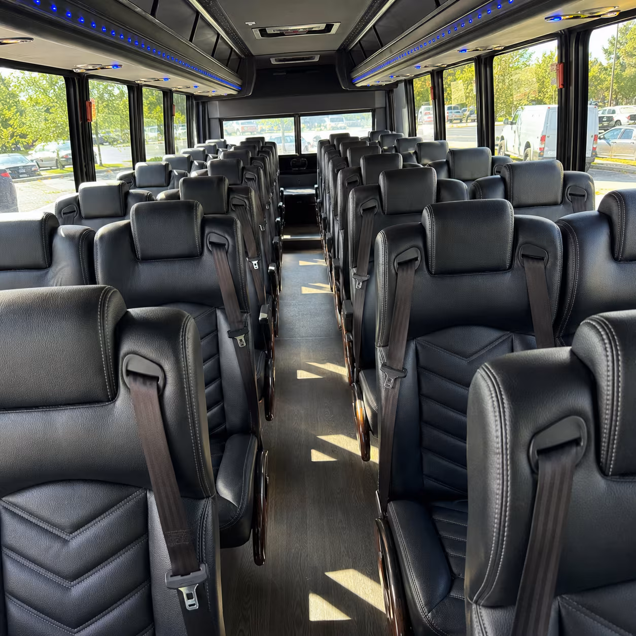 virginia beach airport transportation onboard seating